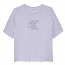 CALVIN KLEIN μπλούζα metallic παιδική IG0IG02863-VGH λιλά